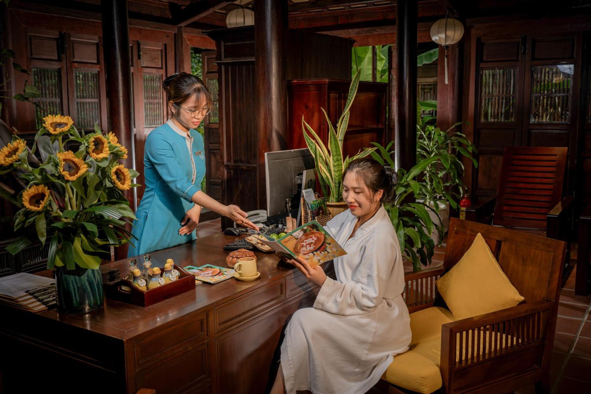 Rivertown Hoi An Resort & Spa Zewnętrze zdjęcie Reception at the hotel